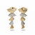 Aurora Cascade Fan Drop Earrings