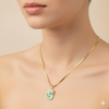 Evergreen Pearl Blossom Necklace