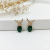 Emerald Muse Fairy Drop Earrings