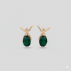 Emerald Muse Fairy Drop Earrings