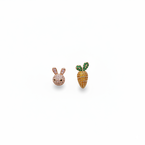 Carrot & Bunny Earrings