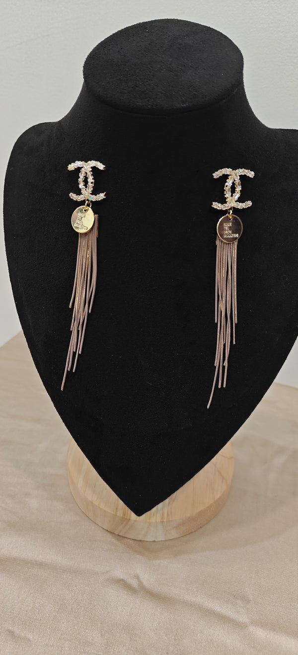 Cascade Elegance Dangle Earrings