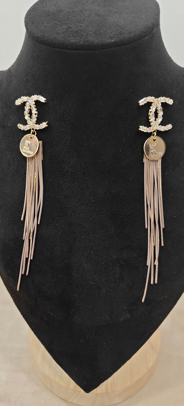 Cascade Elegance Dangle Earrings