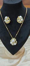 Timeless Pearl & Crystal Pendant Set