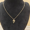 Delicate Whisper Bow Necklace