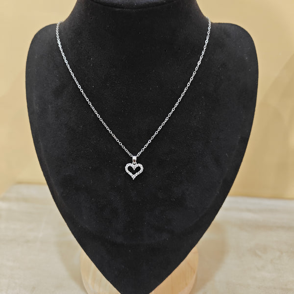 Luminous Heart Sparkle Necklace