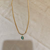Ocean Breeze Oval Necklace